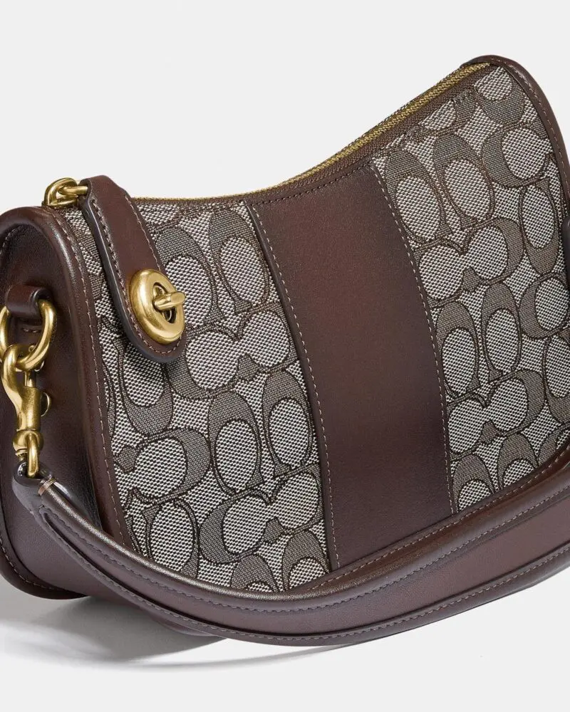 Coach Swinger Bag In Signature Jacquard - Image 4
