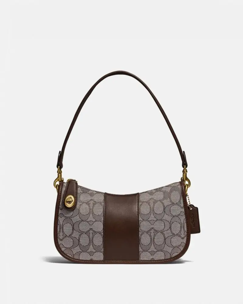 Coach Swinger Bag In Signature Jacquard-20253324