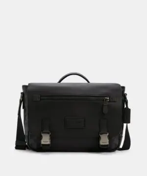 Coach Track Messenger In Signature Canvas-20250920