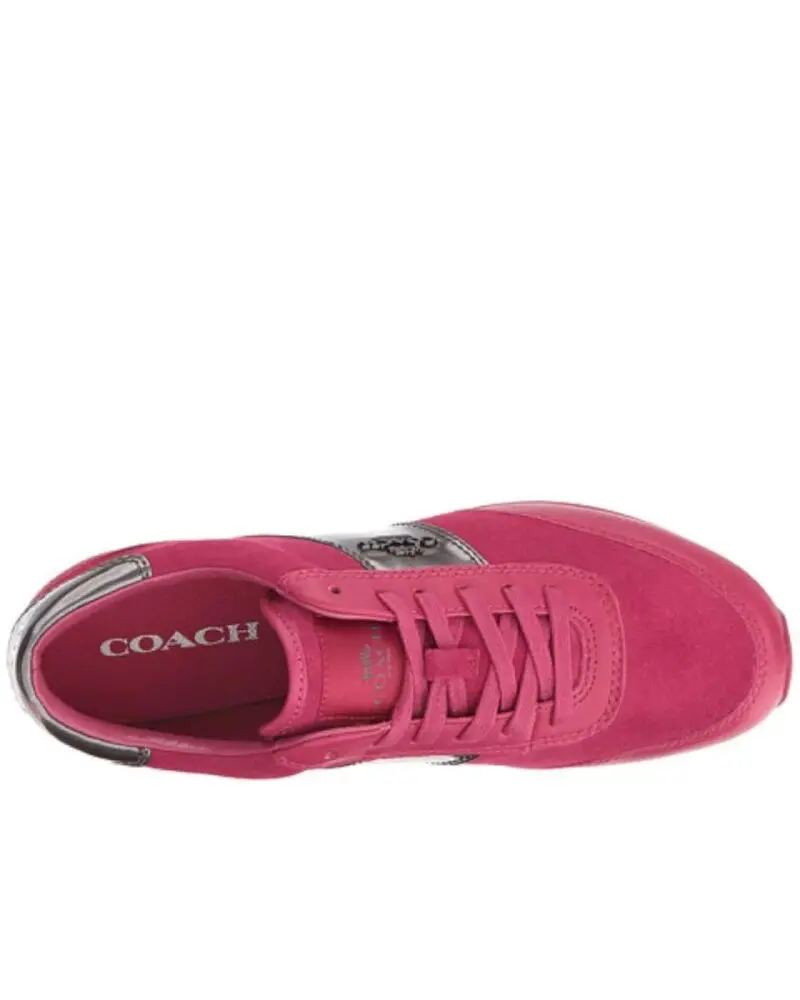 Coach Womens Raylen Suede Low Top Lace Up Fashion Sneakers - Image 3