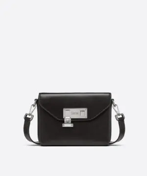 Dior Men's Black Smooth Calfskin Messenger Pouch-20248135