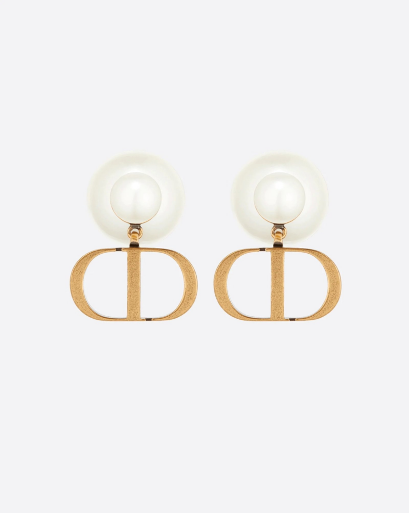 Dior Tribales Earrings, Antique Gold - Image 2