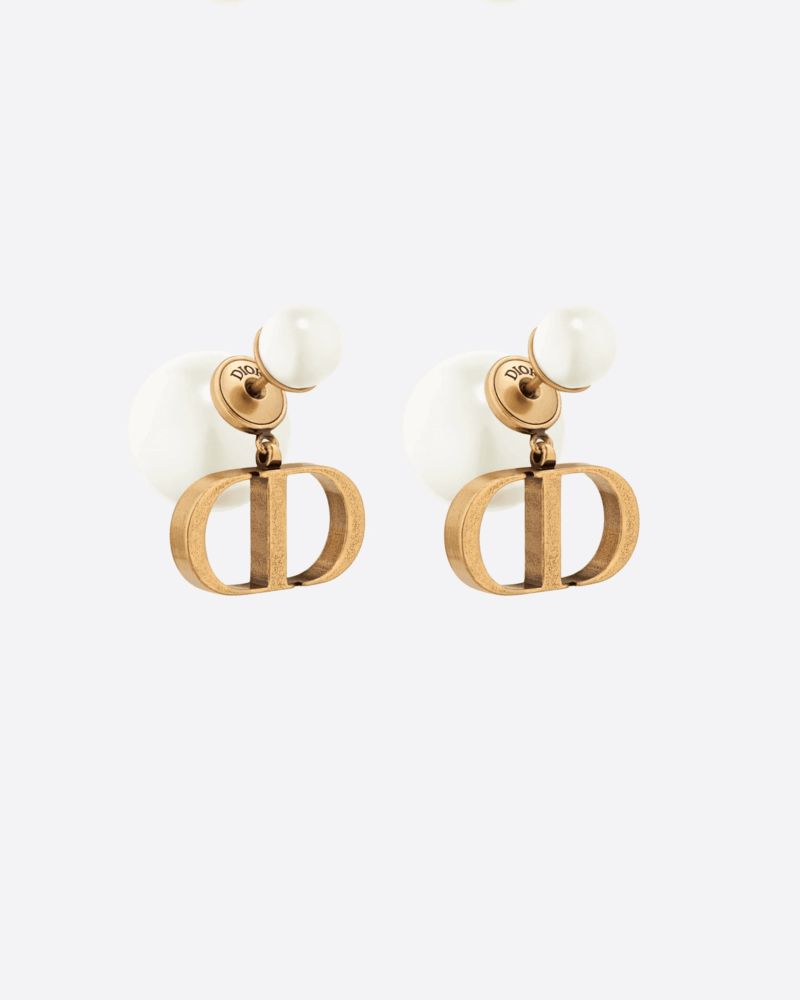 Dior Tribales Earrings, Antique Gold-20257727