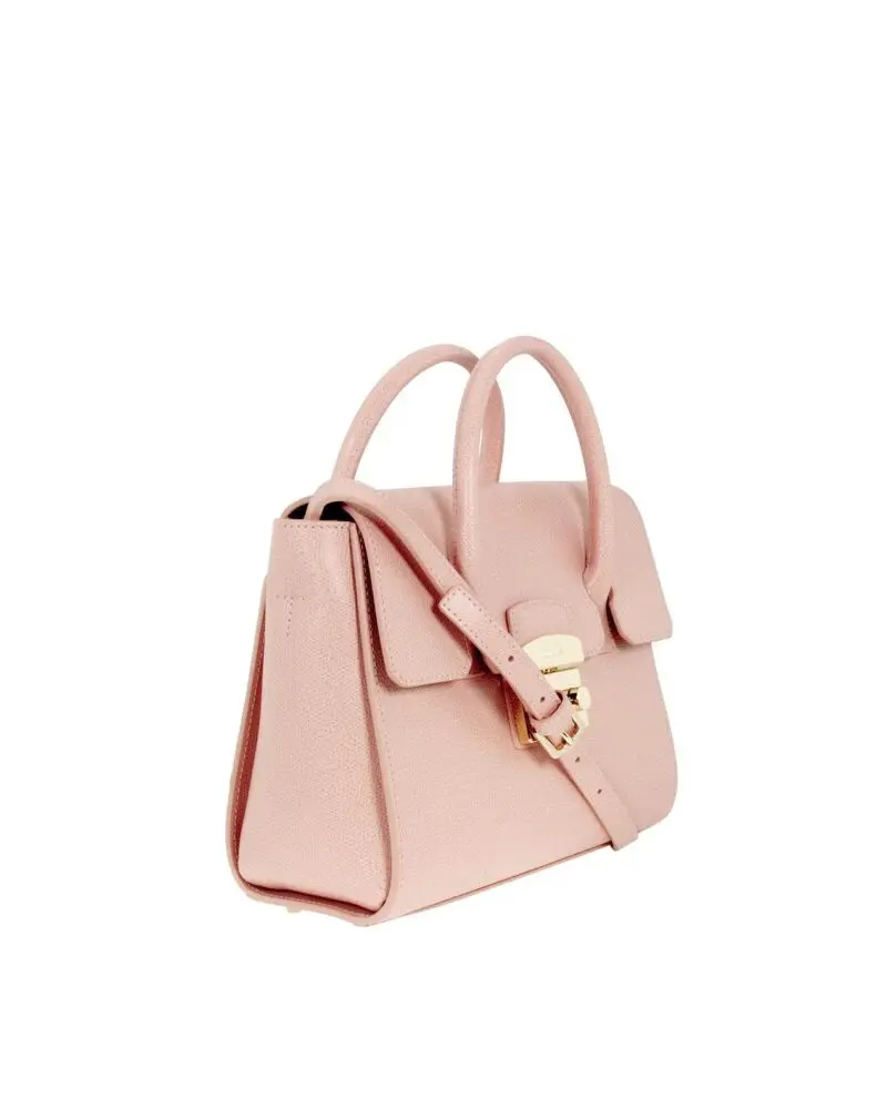 Furla Metropolis Ladies Small Leather Satchel In Moonstone - Image 3