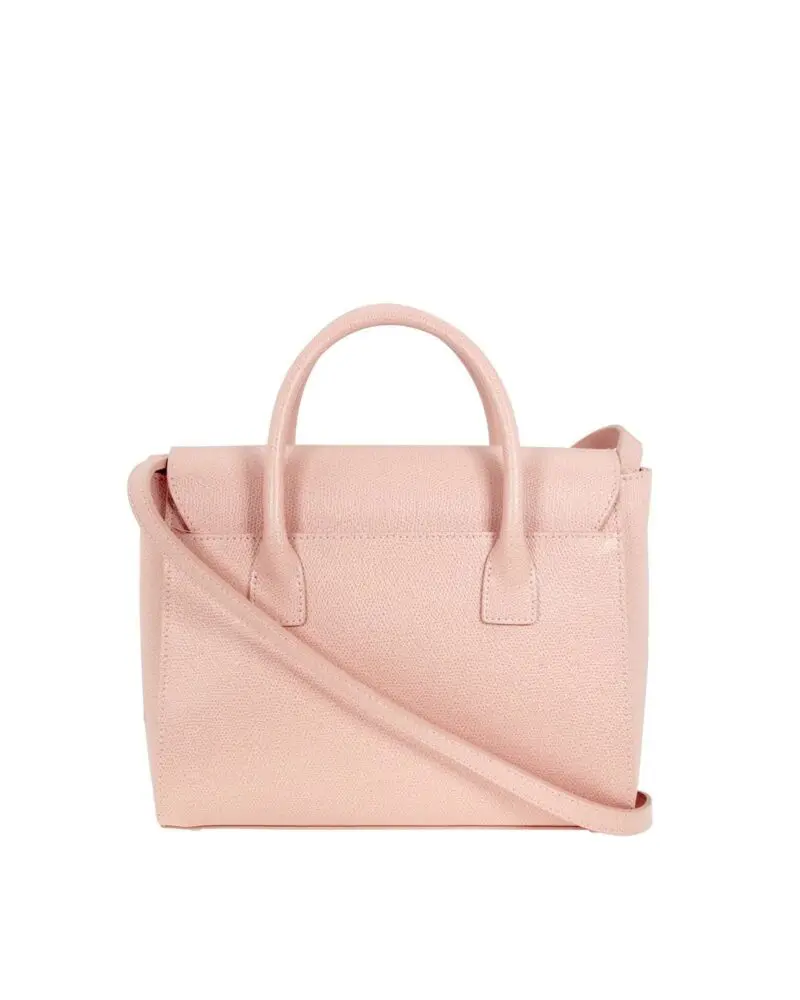 Furla Metropolis Ladies Small Leather Satchel In Moonstone - Image 4