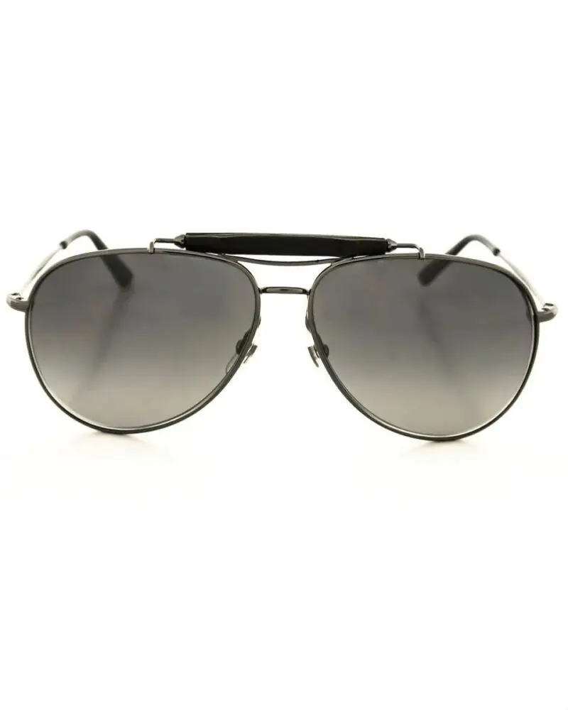 Gucci 2235S 1JF Chocolate Aviator Sunglasses - Image 2