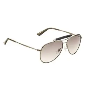 Gucci 2235S 1JF Chocolate Aviator Sunglasses-20231996