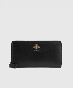 Gucci Animalier Leather Zip Around Wallet-20251921