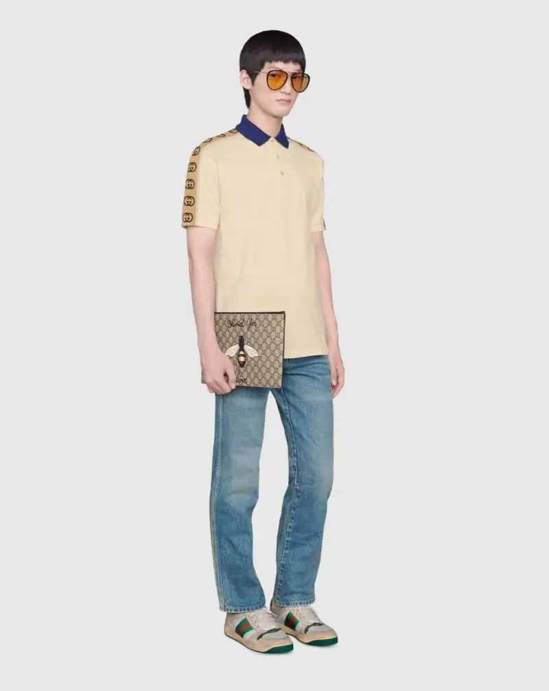 Gucci Bestiary Pouch With Bee - Image 3