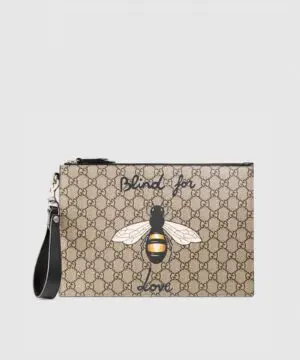 Gucci Bestiary Pouch With Bee-20251985