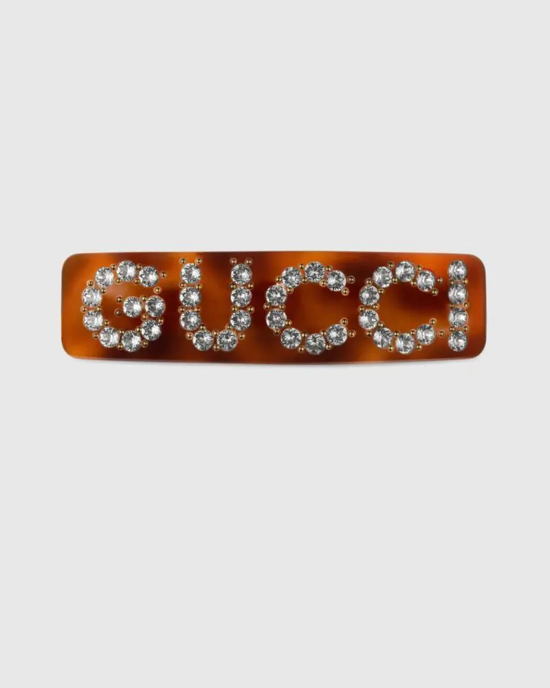 Gucci Crystal Gucci Single Hair Clip - Image 2