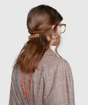Gucci Crystal Gucci Single Hair Clip-20257173
