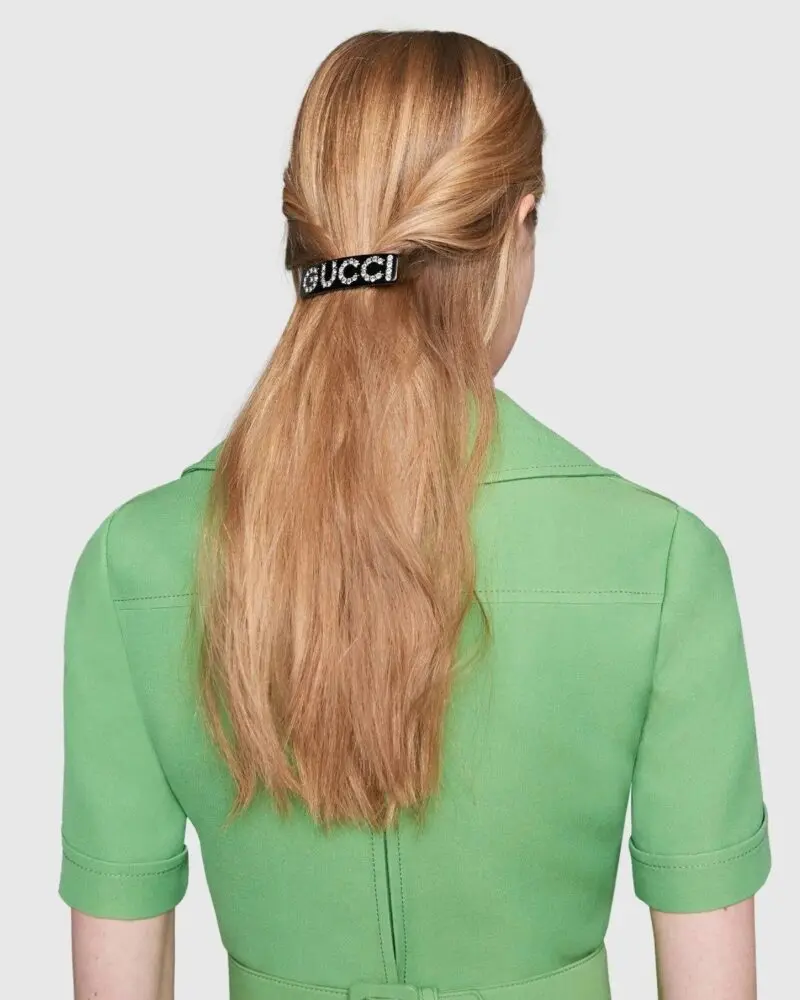 Gucci Crystal Gucci Single Hair Clip - Image 5