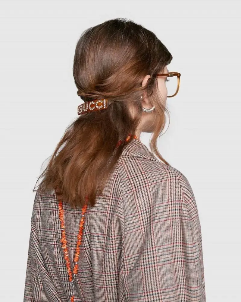 Gucci Crystal Gucci Single Hair Clip-20257173