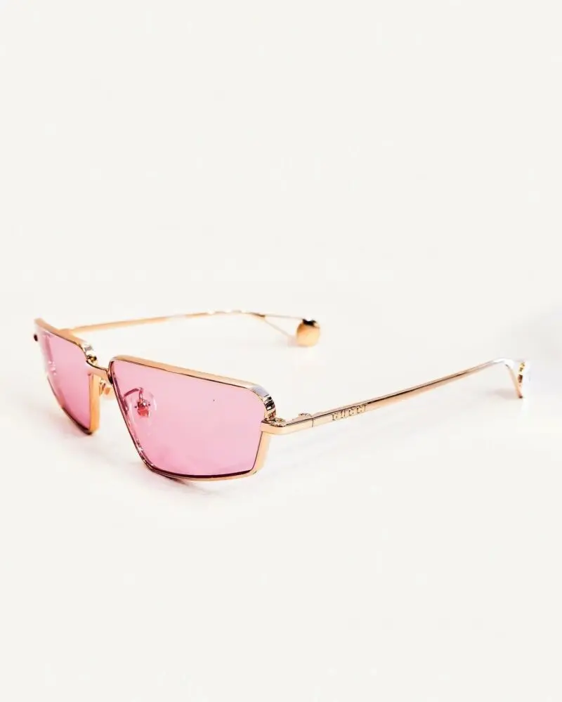 Gucci GG0537S 005 Gold | Pink Sunglasses - Image 4