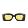 Gucci GG0816S 001 Quilted Leather Flat Top Sunglasses-20239293