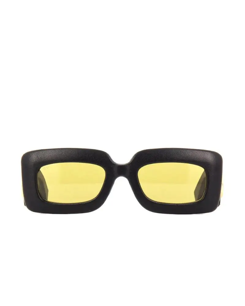 Gucci GG0816S 001 Quilted Leather Flat Top Sunglasses-20239293