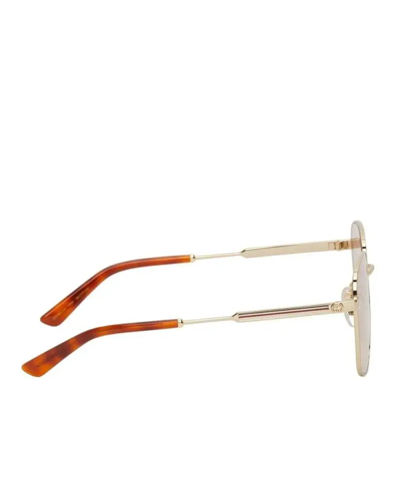 Gucci Gold GG0852SK Sunglasses, Brown - Image 3