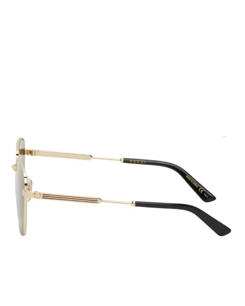 Gucci Gold GG0852SK Sunglasses. Green - Image 4