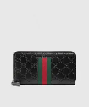 Gucci Signature Web Zip Around Wallet-20251911