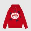 Gucci Star Embroidered Applique Double G Logo Hoodie-20251321
