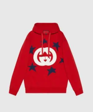 Gucci Star Embroidered Applique Double G Logo Hoodie-20251321