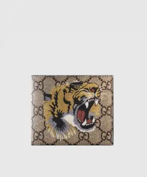 Gucci Tiger Print GG Supreme Wallet-20251970