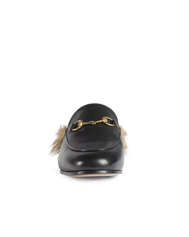 Gucci Women's Princetown Apron Toe Mules - Image 4