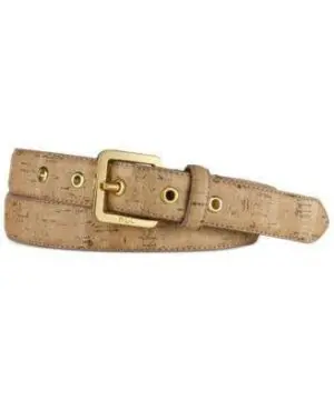 Lauren Ralph Lauren Cork Belt with Grommets Natural-20229581