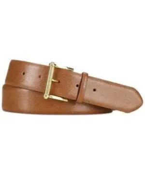 Lauren Ralph Lauren Saffiano Leather Belt Lauren Tan-20229605