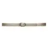 Lauren Ralph Lauren Whitby Leather Centerbar Belt Silver Mink-20229599