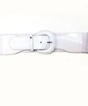 Lauren Ralph Lauren Wide Patent and Elastic Stretch Belt-20229575