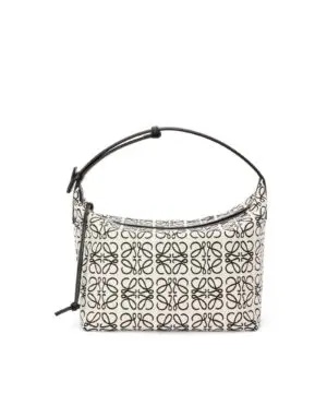 Loewe Cubi Bag In Anagram Jacquard And Calfskin-20249995