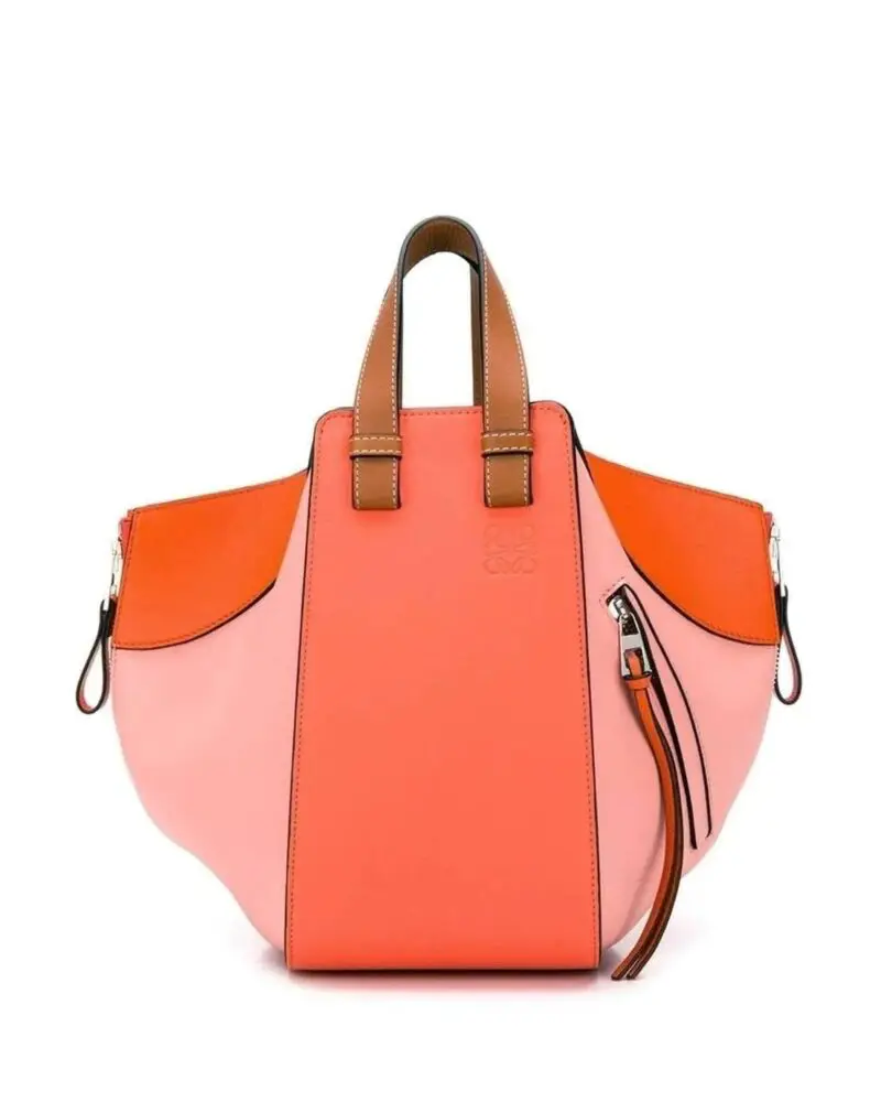 Loewe Hammock Small Bag In Orange and Pink - Image 2