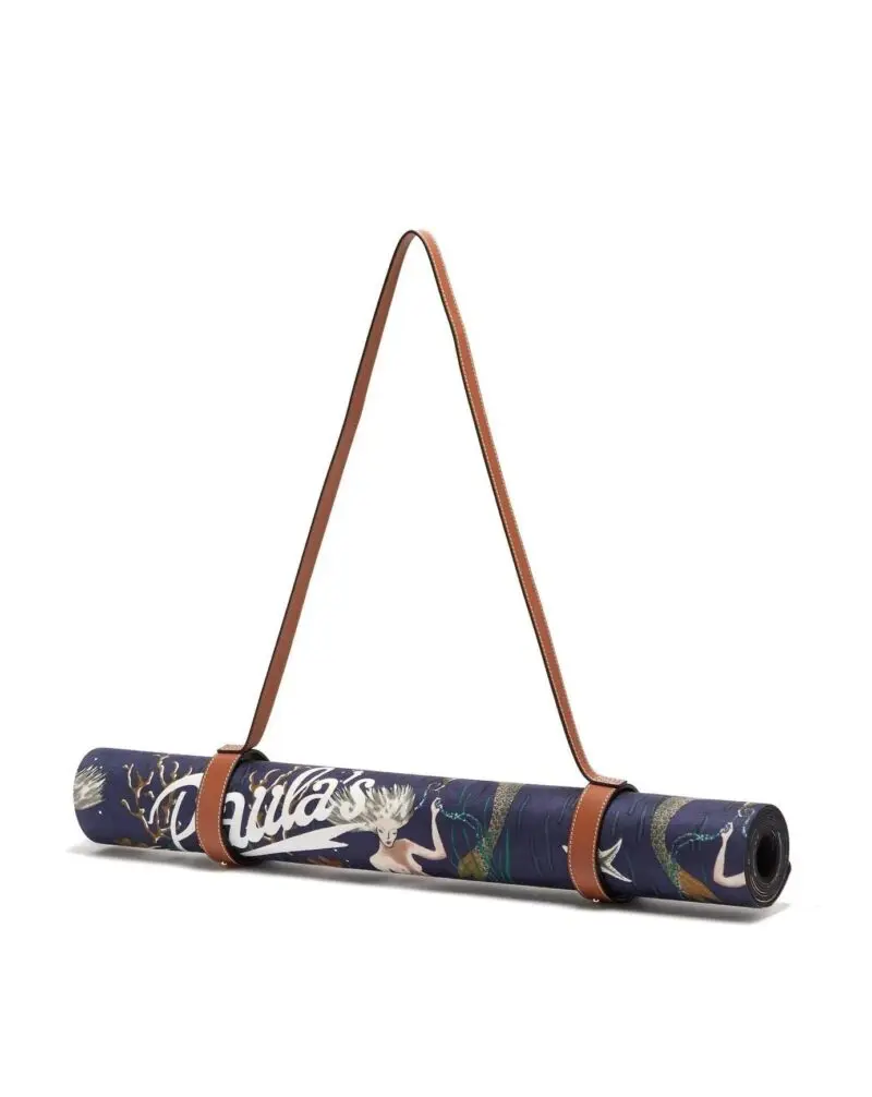 Loewe + Paula's Ibiza Microfibre Yoga Mat and Leather Carrying Strap - Image 4