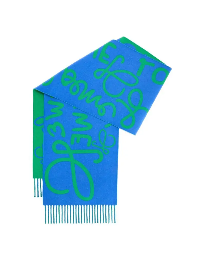 Loewe Scarf In Wool And Cashmere - Image 2