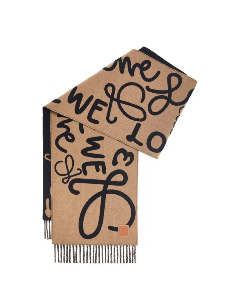 Loewe Scarf In Wool And Cashmere-20238318