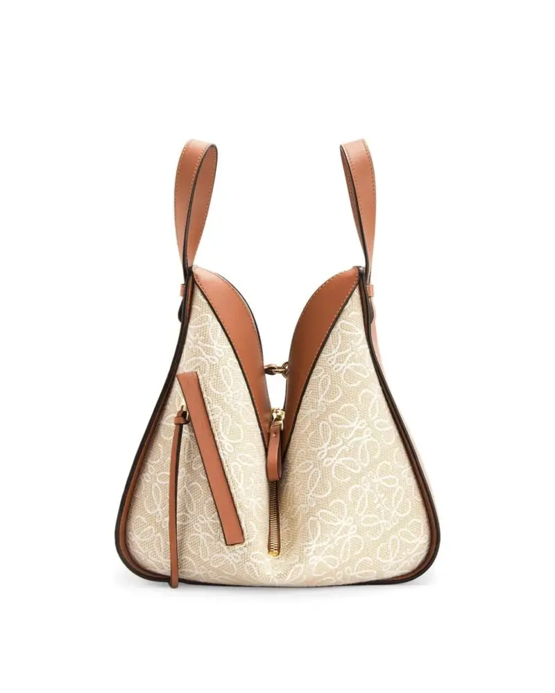 Loewe Small Hammock Bag in Anagram Jacquard and Calfskin - Image 3