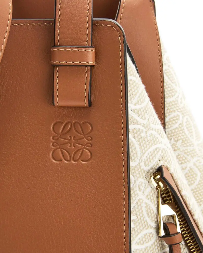 Loewe Small Hammock Bag in Anagram Jacquard and Calfskin - Image 4