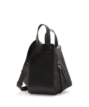 Loewe Small Hammock Bag in Anagram Jacquard and Calfskin-20252426