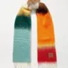 Loewe Striped Mohair-Blend Scarf-20245659