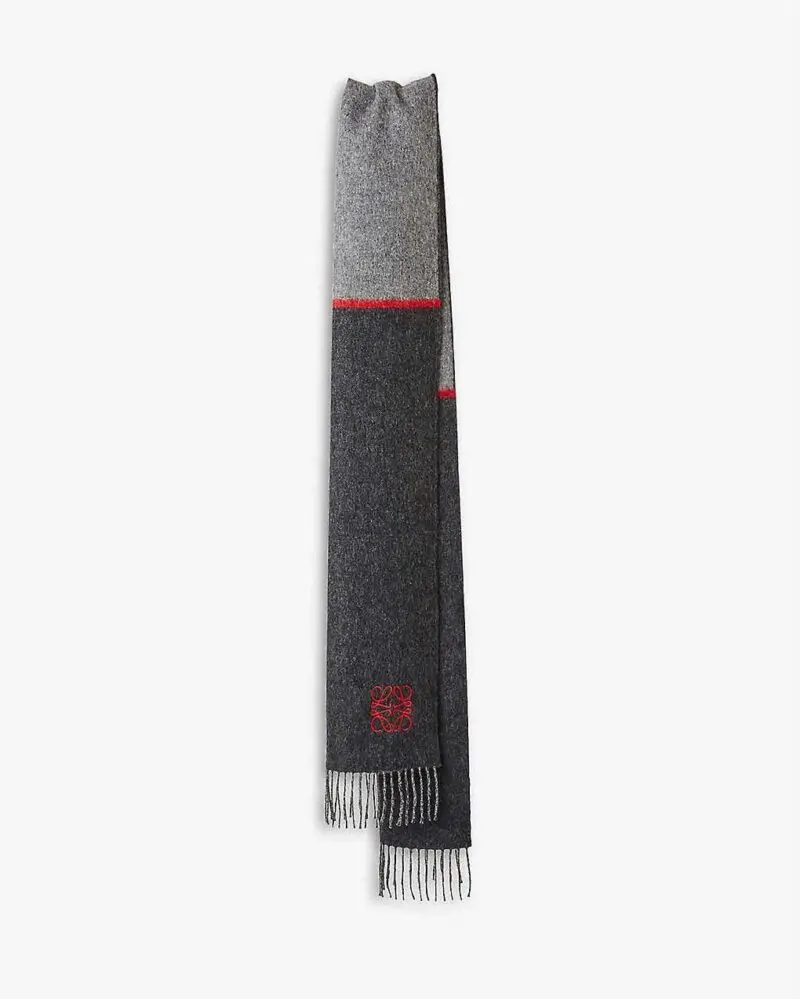 Loewe Window Wool And Cashmere Scarf - Image 3