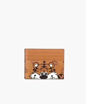 MCM Card Case in New Year Tiger Visetos-20244316