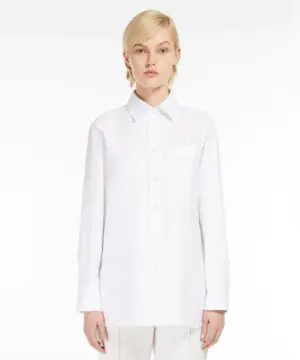 Max Mara Cotton Oxford Shirt-20238872