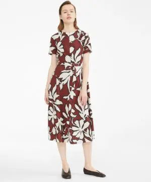 Max Mara Cresta Floral Belted Dress-20257608