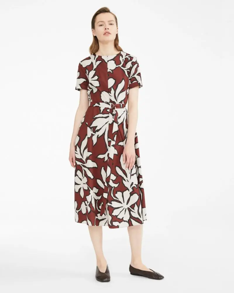 Max Mara Cresta Floral Belted Dress-20257608
