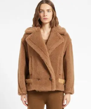 Max Mara Kiota Camel Hair And Silk Jacket-20246882