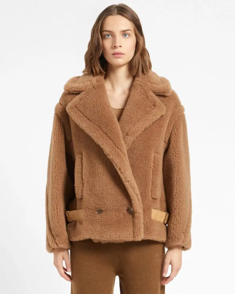 Max Mara Kiota Camel Hair And Silk Jacket-20246886