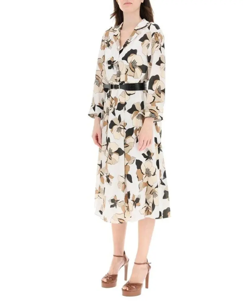 Max Mara Studio Floral Print Midi Dress - Image 2