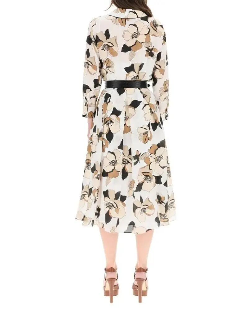Max Mara Studio Floral Print Midi Dress - Image 4